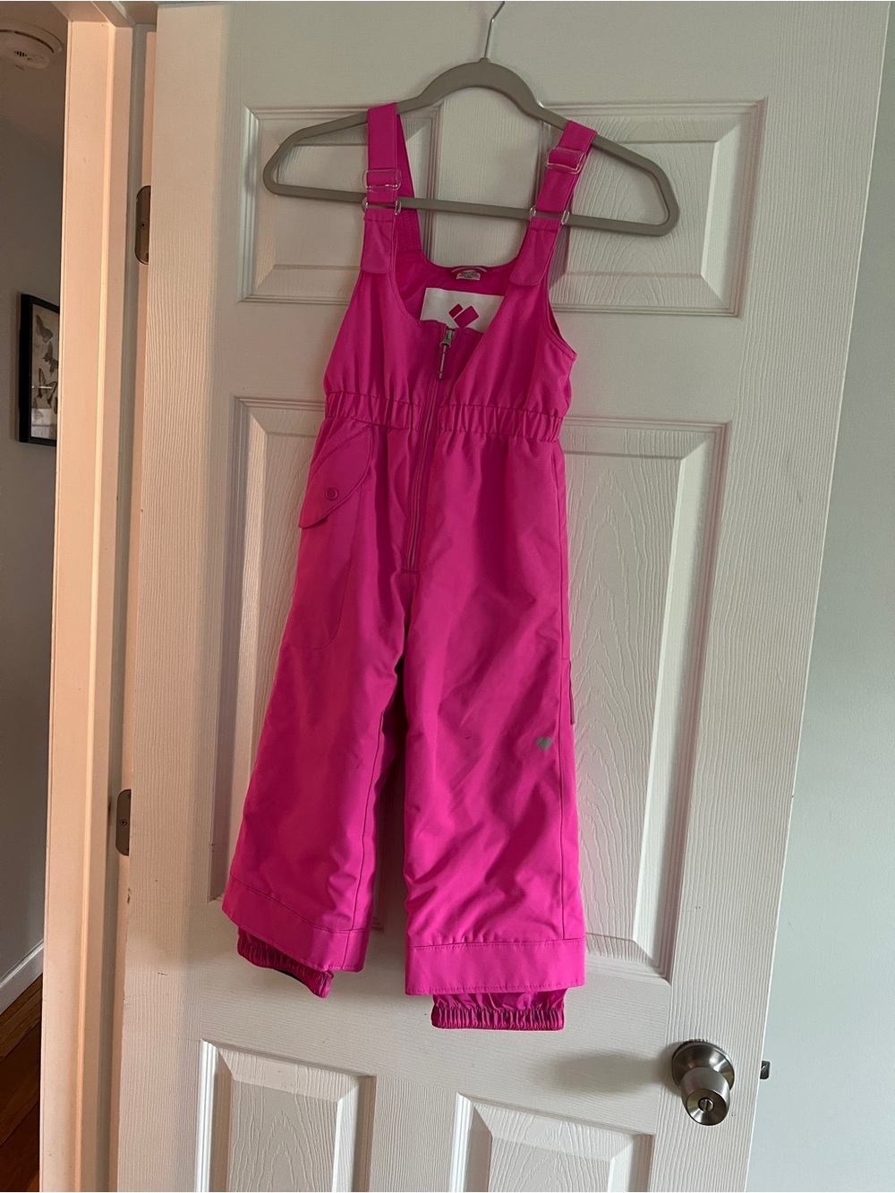 Obermeyer Bright Pink Kids Snow Overalls